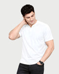 ZENOR Signature Henley T-Shirt for Men – Minimal Everyday Casual Wear
