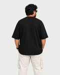 Black plus size T-shirt for men online india