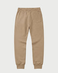 Back view: Zenor smoky blue joggers back view showing tapered fit