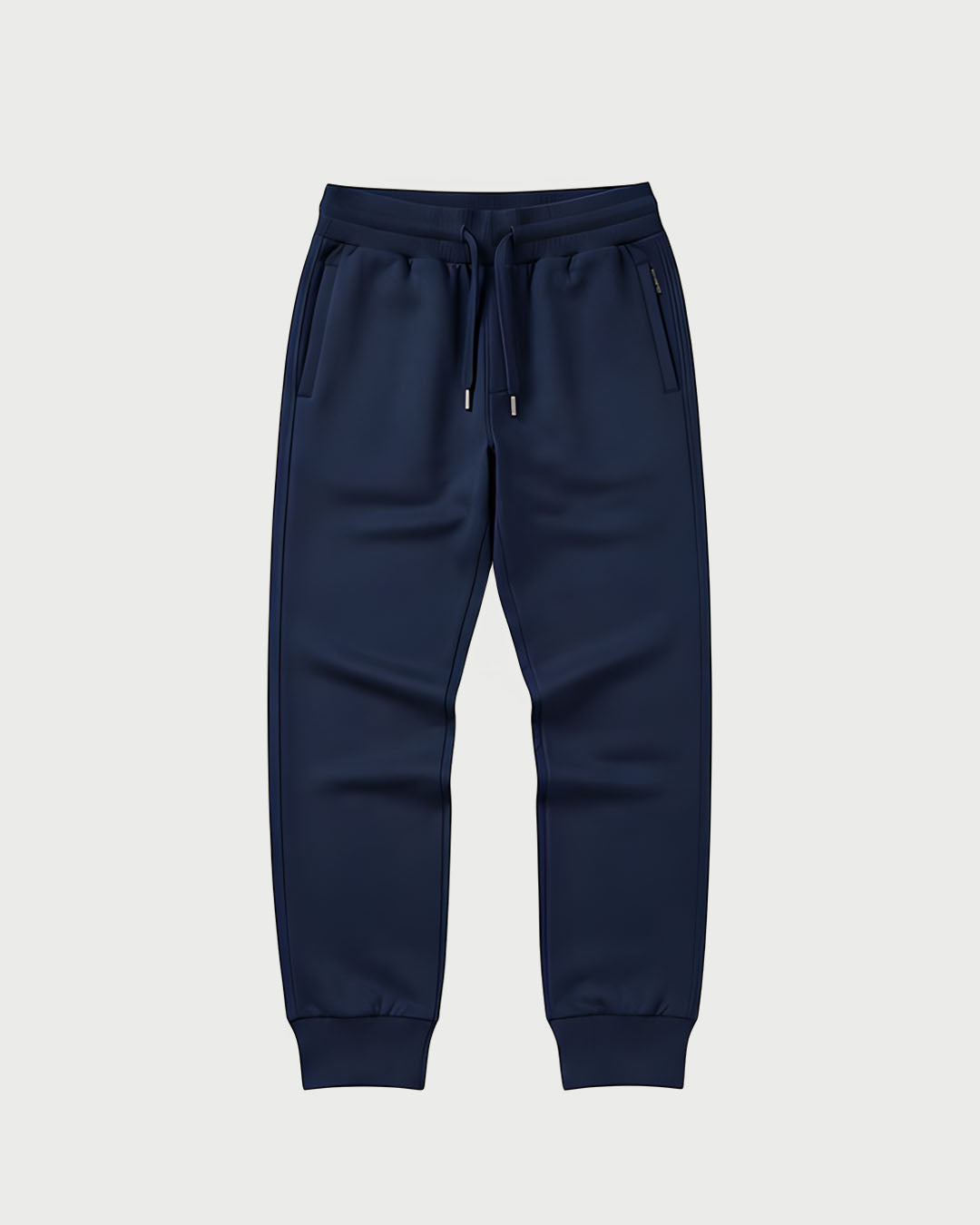 Zenor navy blue everyday joggers for men - front view